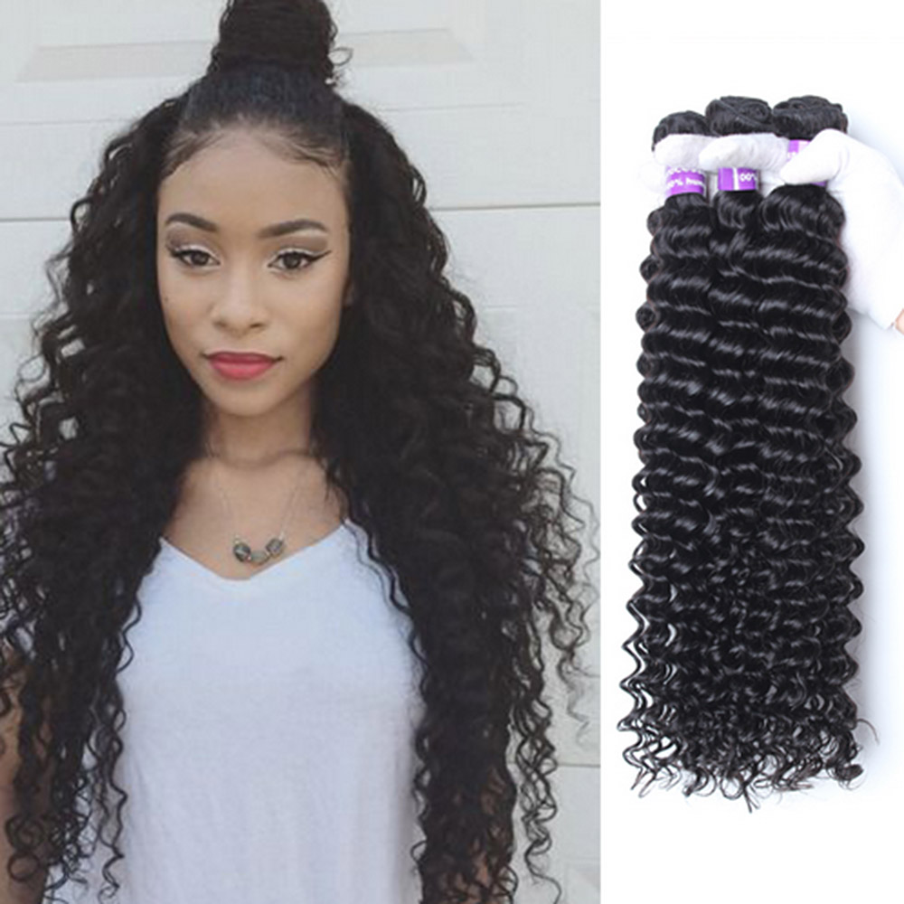 Curly Weave Human Hair 2 Bundles 7a 100 Unprocessed Deep Curly