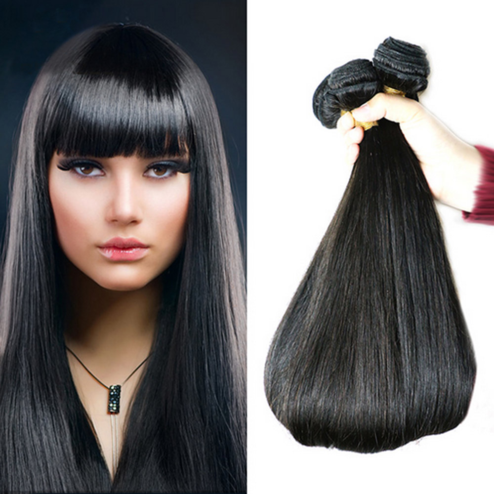 Mink Brazilian Virgin Hair Straight 3 Bundle Deals Unprocessed