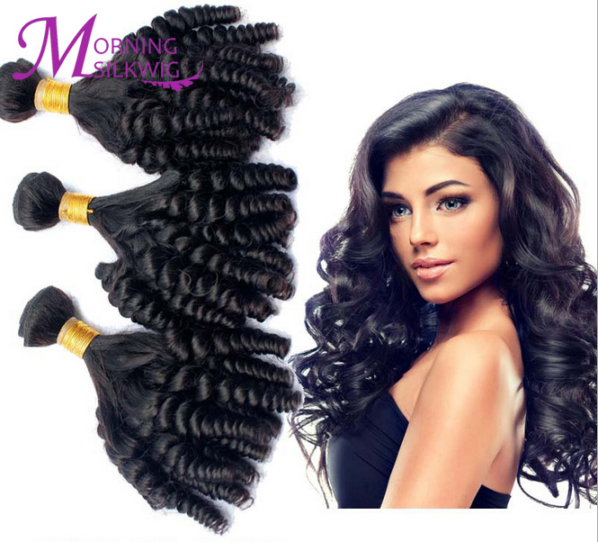 Virgin Hair 3 Bundles Peruvian Human Hair Extensions Natural Wavy