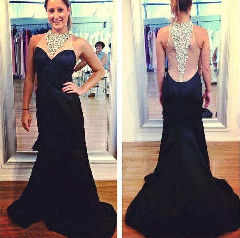 black gown party